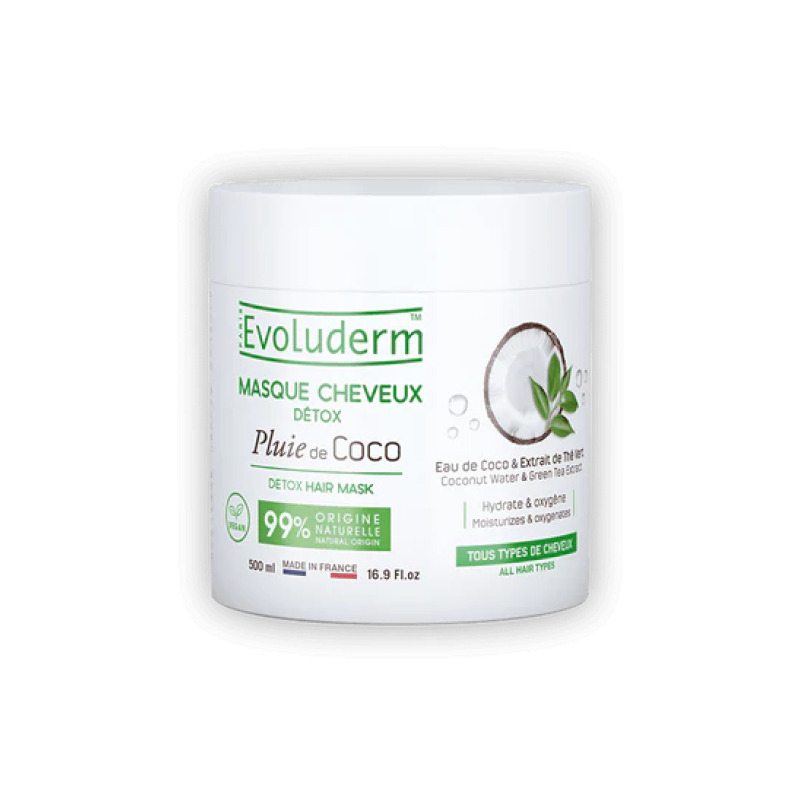 Masque Cheveux Détox Pluie de Coco