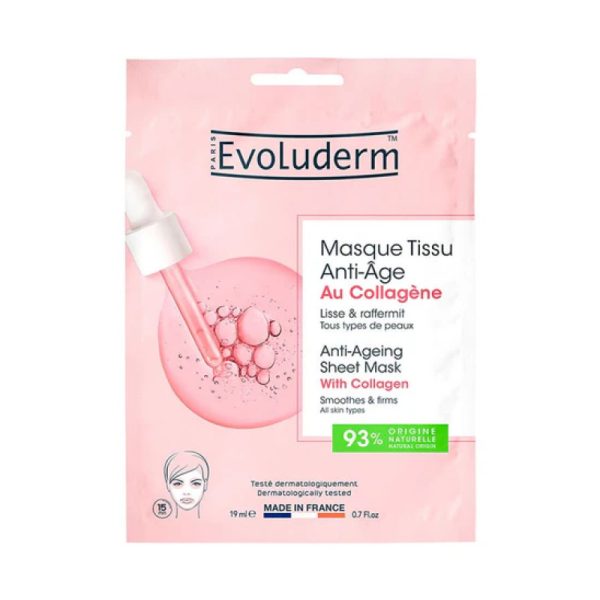 Masque Tissu Anti-Âge au Collagène