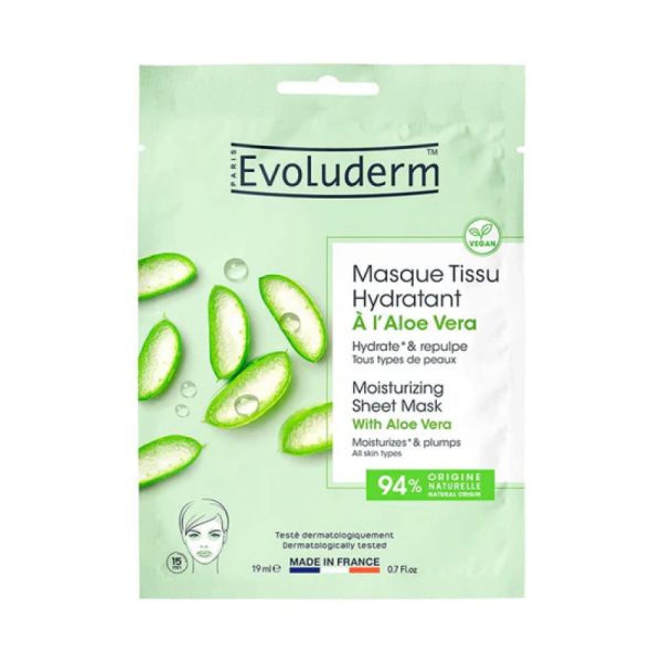 Masque Tissu Hydratant à l'Aloe Vera