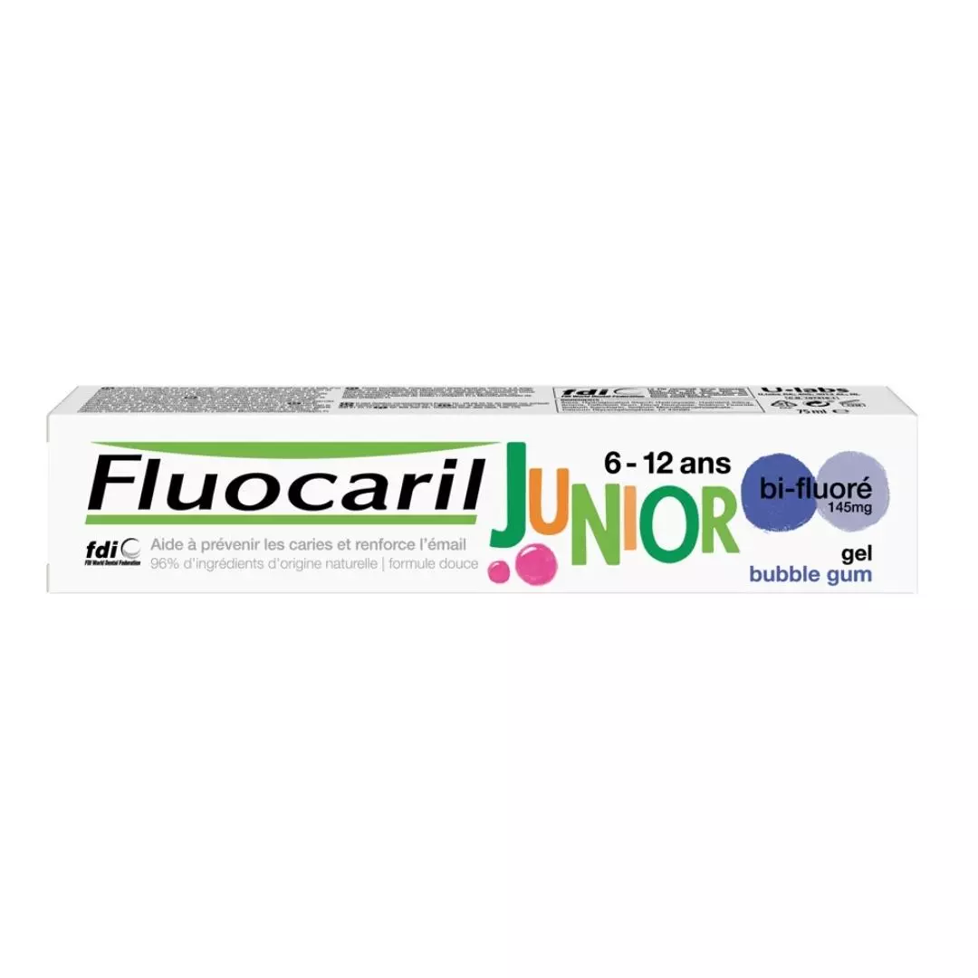 Junior dentifrice 6-12ans Bubble Gum