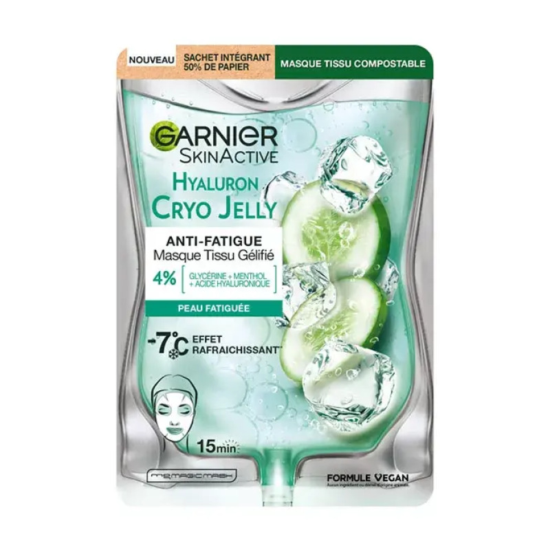 Masque Tissu Gélifié Anti-Fatigue Hyaluron Cryo Jelly