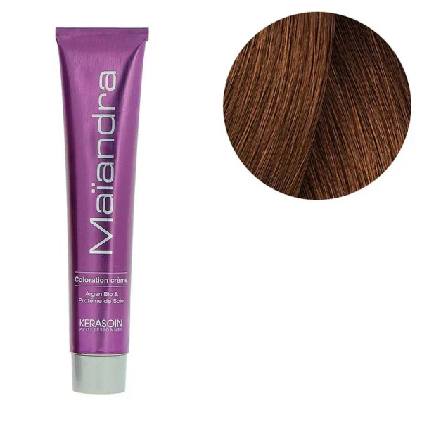Coloration permanente Maïandra 6.34 blond foncé doré cuivré
