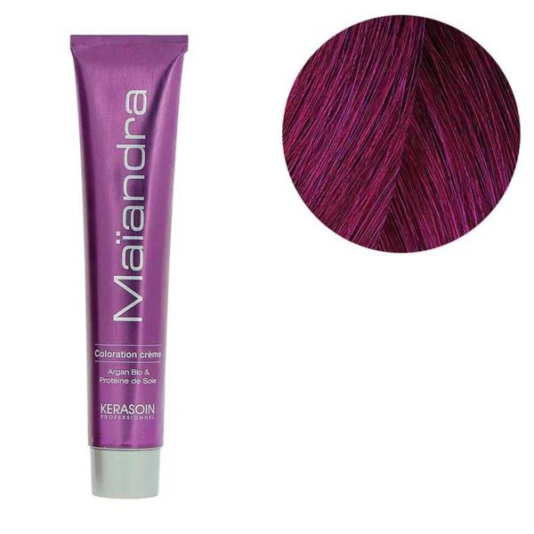 Coloration permanente Maïandra 9.26 blond très clair irisé rouge