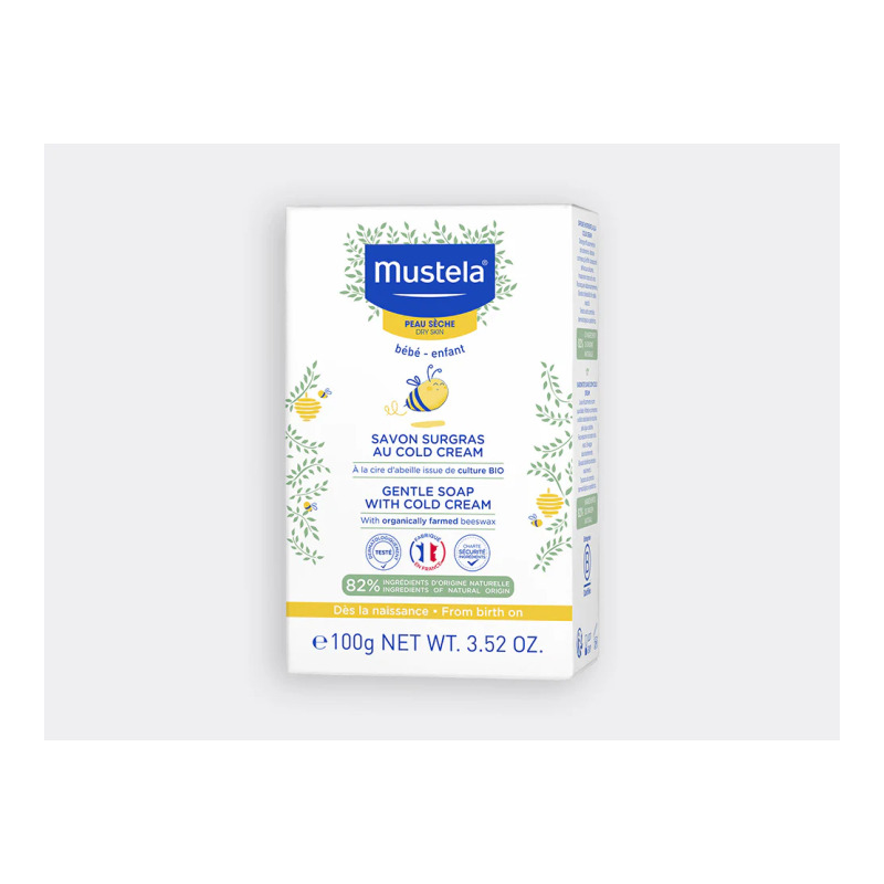 SAVON SURGRAS AU COLD CREAM A LA CIRE D'ABEILLE BIO 100 GR