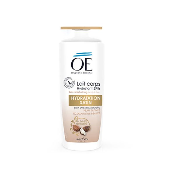 LAIT CORPS OE HYDRATATION SATIN AU BEURRE DE KARITE 500ML