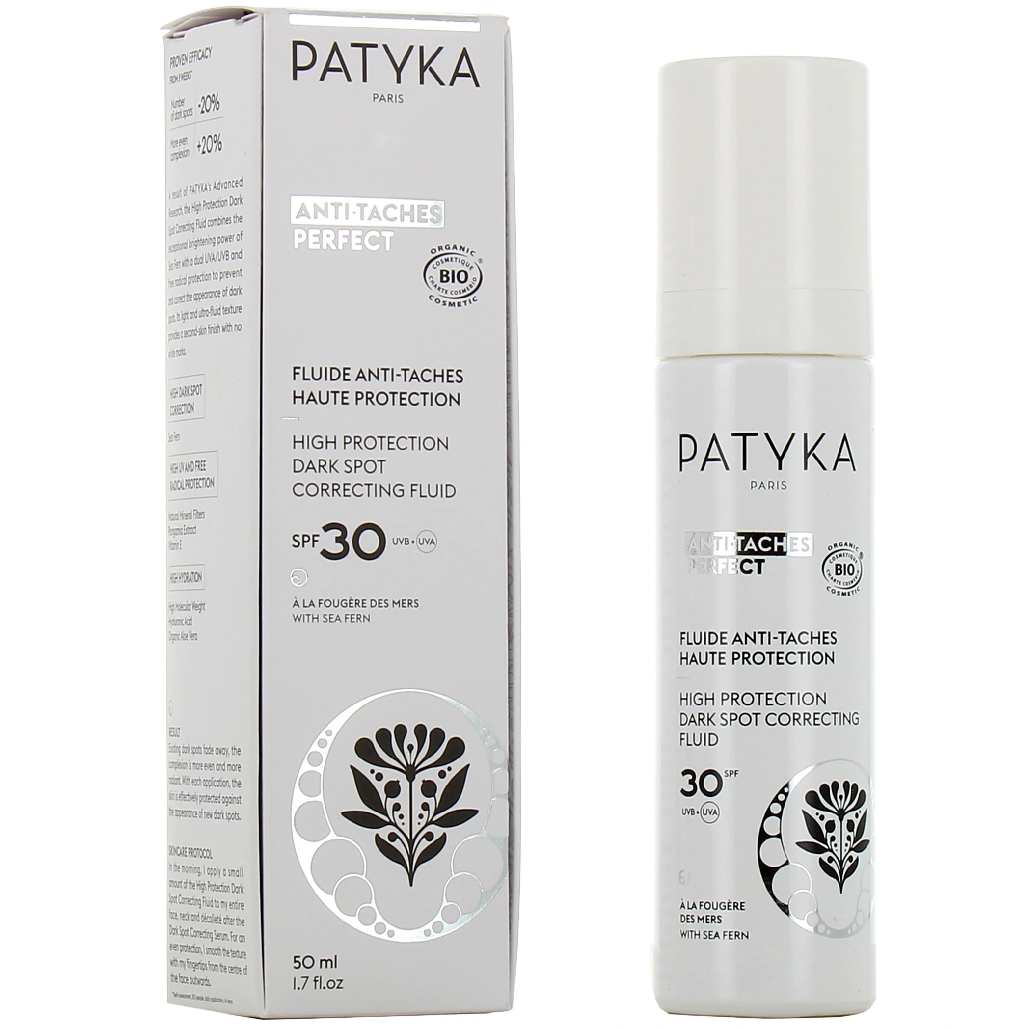 FLUIDE ANTI-TACHES HAUTE PROTECTION SPF30 50ML