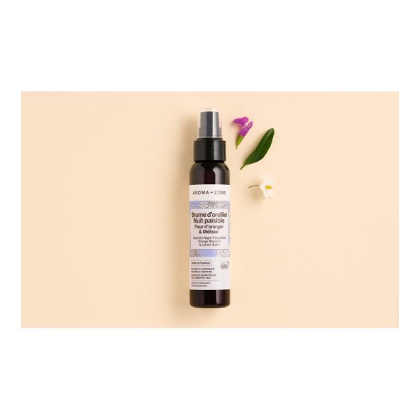 BRUME D'OREILLER NUIT PAISIBLE FLEUR D'ORANGER & MELISSE 100ML