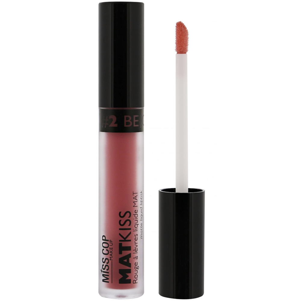 ROUGE A LEVRES LIQUIDE MAT KISS 02 BEIGE