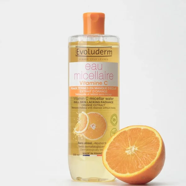 EAU MICELLAIRE DEMAQUILLANTE VITAMINE C 500ML