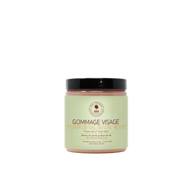Gommage visage doux "Fleur de sel du Lac Rose