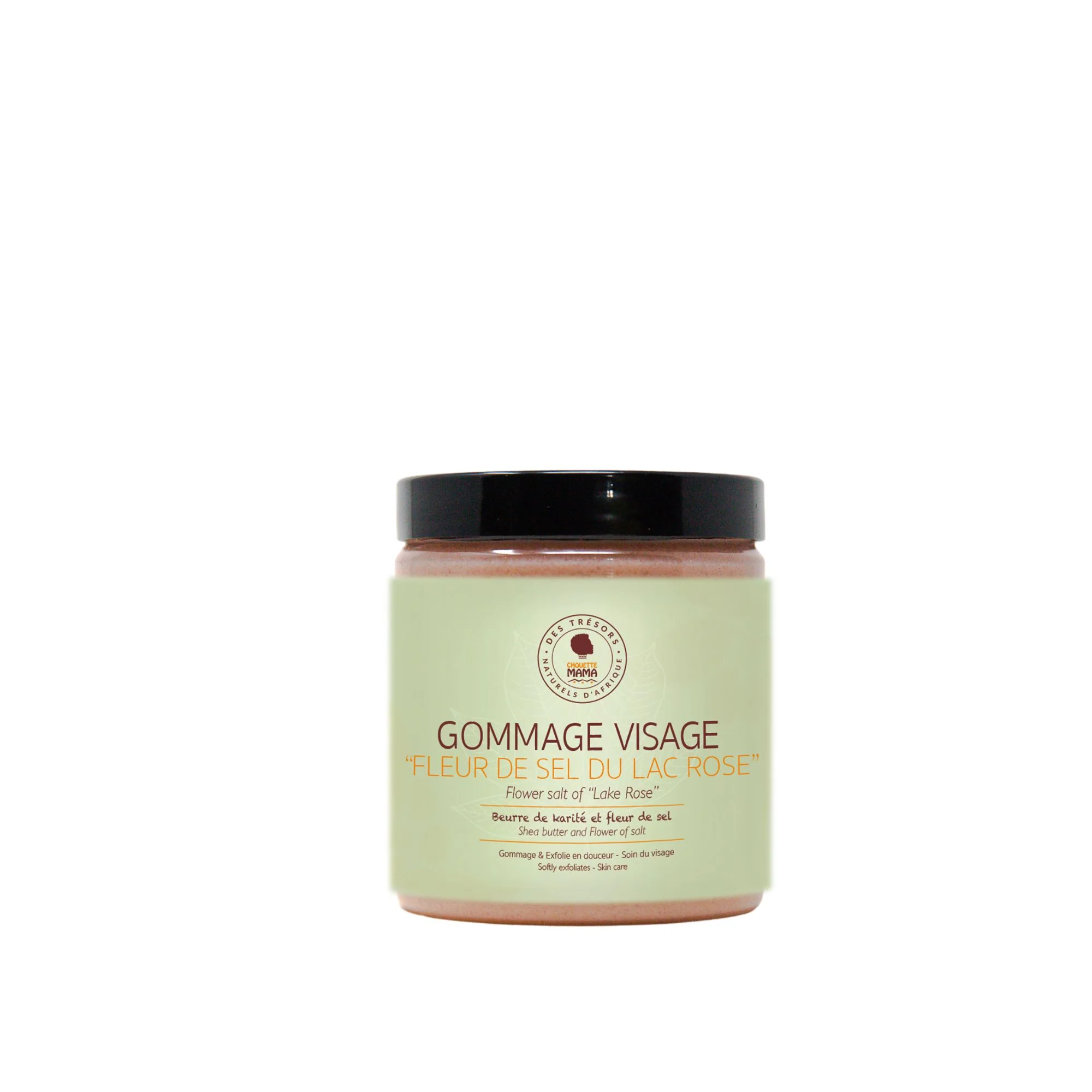 Gommage visage doux "Fleur de sel du Lac Rose