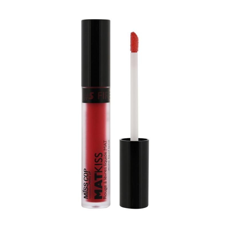 Rouge à lèvres liquide mat #05 Fire- MAT KISS