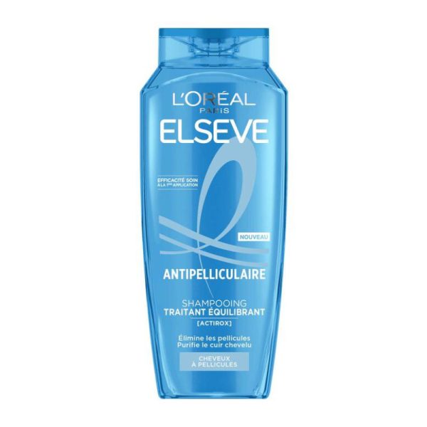 Elseve Anti-Pelliculaire Shampooing Antipelliculaire Traitant Équilibrant enrichi en Actirox